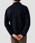Eton Cotton Milano Knit Double-Knit Structure Overshirt Dark Navy