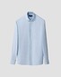 Eton Cotton Silk Fine Twill Overhemd Licht Blauw