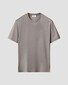 Eton Crew Neck Filo di Scozia Jersey Cotton T-Shirt Grijs