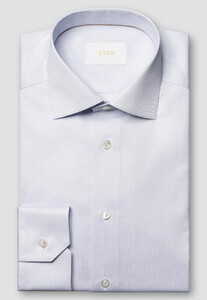 Eton Cutaway Collar Semi Solid Luxury Supima 120 Piqué Cotton Overhemd Licht Paars