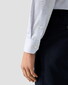 Eton Cutaway Collar Semi Solid Luxury Supima 120 Piqué Cotton Overhemd Licht Paars