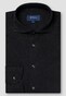 Eton Denim Twill Garment Washed Overhemd Zwart