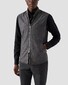 Eton Denim Twill Subtle Mélange Effect Garment Washed Overhemd Zwart