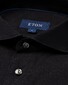 Eton Denim Twill Subtle Mélange Effect Garment Washed Overhemd Zwart
