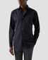 Eton Denim Twill Subtle Mélange Effect Garment Washed Overhemd Zwart