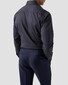 Eton Diagonal Texture Signature Twill Subtle Floral Contrast Details Overhemd Dark Navy