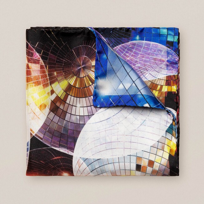 Eton Disco Lights Pattern Pochet Multicolor