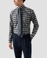 Eton Dog Check Fil Coupe Signature Twil Overhemd Navy-Geel
