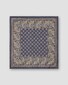 Eton Double-Face Fantasy Pochet Blauw