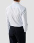 Eton Duo Stripe Check Pattern Luxury Organic Supima 120 Piqué Overhemd Licht Blauw