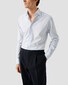 Eton Duo Stripe Check Pattern Luxury Organic Supima 120 Piqué Overhemd Licht Blauw