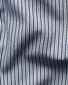 Eton Duo Stripe Luxury Supima 120 Overhemd Donker Blauw