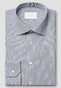 Eton Duo Stripe Luxury Supima 120 Overhemd Donker Blauw