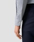 Eton Duo Stripe Luxury Supima 120 Overhemd Donker Blauw