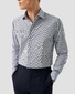 Eton Duo Stripe Luxury Supima 120 Overhemd Donker Blauw