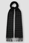 Eton Extrafine Merino Brushed Twill Plaid Check Sjaal Donker Groen