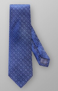 Eton Fantasy Floral Stropdas Donker Blauw