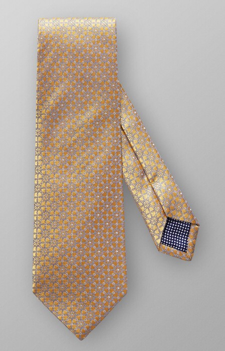 Eton Fantasy Floral Stropdas Licht Oranje Melange