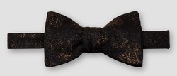 Eton Fantasy Glitter Effect Self Tied Strikje Zwart