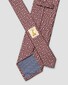 Eton Fantasy Squares And Mini Paisley Pattern Stropdas Donker Rood