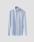 Eton Filo di Scozia Cotton Rich Depth and Texture King Knit Overhemd Licht Blauw