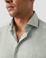 Eton Filo di Scozia Cotton Rich Depth and Texture King Knit Overhemd Licht Groen