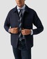Eton Filo di Scozia Cotton Rich Depth and Texture King Knit Shirt Light Blue