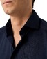 Eton Filo di Scozia Jersey Overhemd Navy
