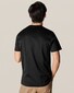 Eton Filo di Scozia Jersey T-Shirt Black Melange Dark