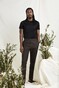 Eton Filo di Scozia Jersey T-Shirt Black Melange Dark
