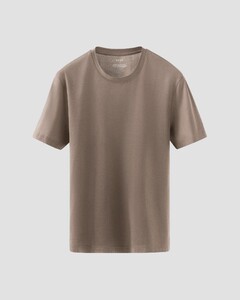 Eton Filo di Scozia Jersey T-Shirt Bruin