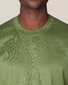 Eton Filo di Scozia Jersey T-Shirt Licht Groen