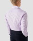 Eton Fine Check Cotton Signature Twill Overhemd Licht Paars