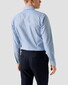 Eton Fine Check Rich Signature Twill Overhemd Licht Blauw
