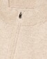 Eton Fine Knit Cotton Cashmere Soft Touch Quarter Zip Trui Beige