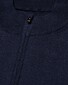 Eton Fine Knit Cotton Cashmere Soft Touch Quarter Zip Trui Navy