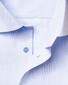 Eton Fine Melange Twill Overhemd Licht Blauw
