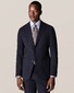 Eton Fine Melange Twill Overhemd Licht Blauw