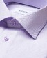 Eton Fine Melange Twill Overhemd Licht Paars