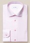 Eton Fine Melange Twill Overhemd Licht Roze