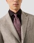 Eton Fine Multi Check Super 120s Merino Wool Natural Stretch Overhemd Donker Rood