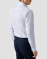 Eton Fine Stripe Cotton Twill Overhemd Donker Blauw