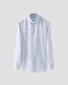 Eton Fine Stripe Cotton Twill Overhemd Donker Blauw