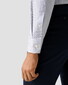 Eton Fine Striped Signature Twill Overhemd Donker Blauw