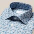 Eton Floral Signature Twill Overhemd Blauw