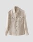 Eton Four Pocket Robust Relaxed Linnen Overshirt Beige