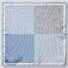 Eton Four Sided Fine Allover Pattern Pochet Licht Blauw