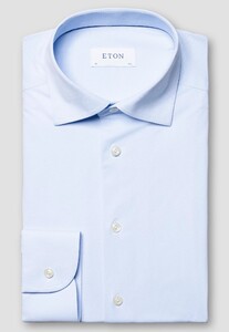 Eton Four-Way Stretch Uni Shirt Light Blue