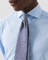 Eton Four-Way Stretch Uni Wide-Spread Collar Overhemd Licht Blauw