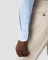 Eton Four-Way Stretch Uni Wide-Spread Collar Overhemd Licht Blauw